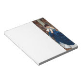 Woman in Blue読は本 ノートパッド (アングル)