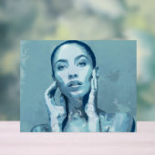 "Woman in Blue" アクリルサイン (ニュートラル)