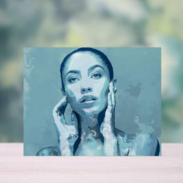 "Woman in Blue" アクリルサイン