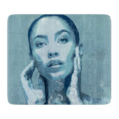 "Woman in Blue" カッティングボード (正面)