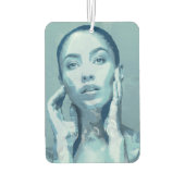 "Woman in Blue" カーエアーフレッシュナー (裏面)