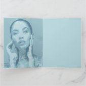 "Woman in Blue" カード (内部)