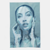 "Woman in Blue" キッチンタオル (縦)