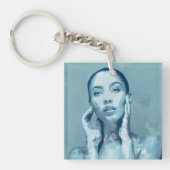 "Woman in Blue" キーホルダー (正面)