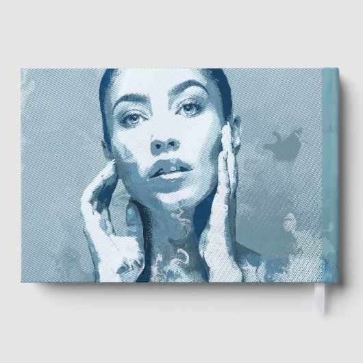 "Woman in Blue" ゲストブック (裏面)