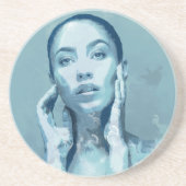 "Woman in Blue" コースター (正面)