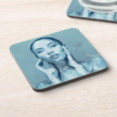 "Woman in Blue" コースター (左側)