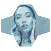 "Woman in Blue" サッカーボール (フラット)