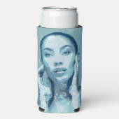 "Woman in Blue" スリム缶クーラー (Seltzer正面)