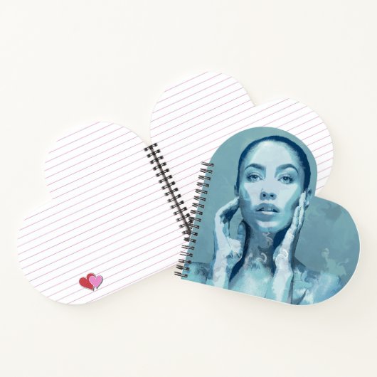 "Woman in Blue" ノートブック (内部)
