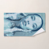 "Woman in Blue"  ハンドタオル (ハンドタオル)