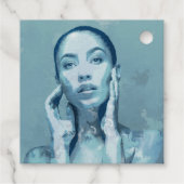 "Woman in Blue" フェイバータグ (裏面)