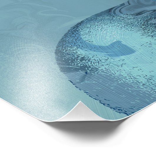 "Woman in Blue" フォトプリント (角)