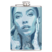 "Woman in Blue" フラスク (正面)