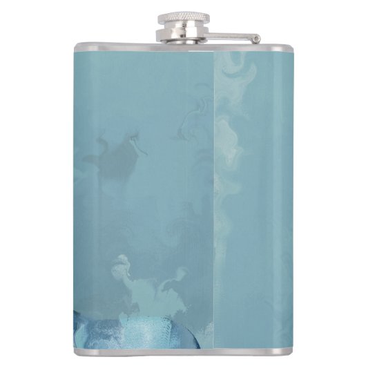 "Woman in Blue" フラスク (裏面)