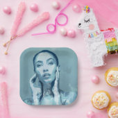 "Woman in Blue" ペーパープレート (パーティー)