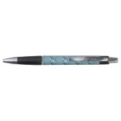 "Woman in Blue" ボールペン (裏面)