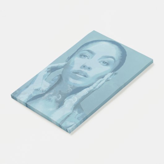 "Woman in Blue"  ポストイット (アングル)