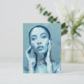 "Woman in Blue" ポストカード (スタンド正面)