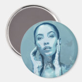 "Woman in Blue" マグネット (正面/裏面)