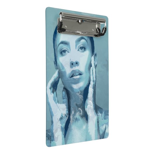 "Woman in Blue" ミニクリップボード (アングル)