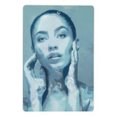 "Woman in Blue" ミニクリップボード (裏面)