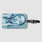 "Woman in Blue" ラゲッジタグ (正面横)