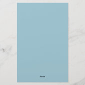 "Woman in Blue"  便箋 (裏面)