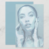 "Woman in Blue"  便箋 (正面/裏面)