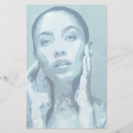 "Woman in Blue"  便箋