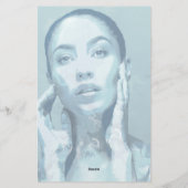 "Woman in Blue"  便箋 (裏面)