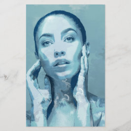 "Woman in Blue"  便箋