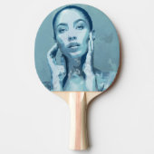 "Woman in Blue" 卓球ラケット (正面)
