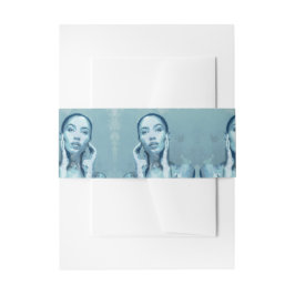 "Woman in Blue" 招待状ベリーバンド