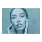 "Woman in Blue"  枕カバー (裏面)