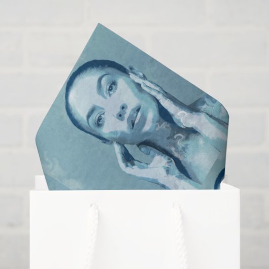 "Woman in Blue" 薄葉紙 (ギフトバッグ)