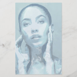 "Woman in Blue"  Briefpapier 便箋