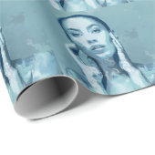 "Woman in Blue" Cadeaupapier Vellen Set ラッピングペーパー (ロールコーナー)
