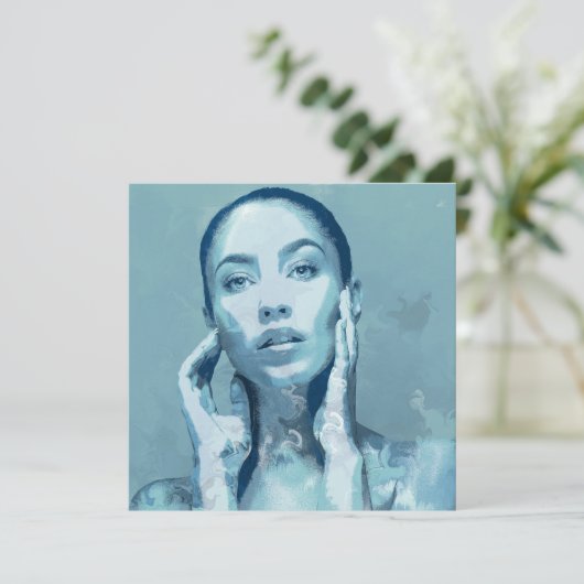 "Woman in Blue" Enkele kaart (スタンド正面)