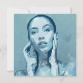 "Woman in Blue" Enkele kaart (正面)