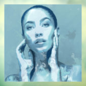 "Woman in Blue" Premium Canvas  ウィンドウサイン (シート3)