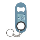 "Woman in Blue" Premium Canvas  キーホルダー栓抜き (正面)