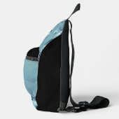 "Woman in Blue" Premium Canvas  スリングバッグ (右)