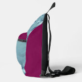 "Woman in Blue" Premium Canvas  スリングバッグ (右)