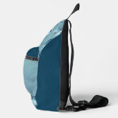 "Woman in Blue" Premium Canvas  スリングバッグ (右)