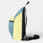 "Woman in Blue" Premium Canvas  スリングバッグ (右)