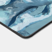 "Woman in Blue" Premium Canvas  デスクマット (コーナー)