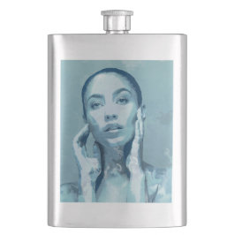 "Woman in Blue" Premium Canvas  フラスク