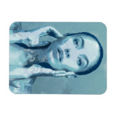 "Woman in Blue" Premium Canvas  マグネット (横)