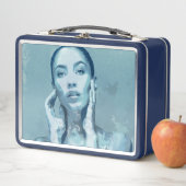 "Woman in Blue" Premium Canvas  メタルランチボックス (インサイチュ)